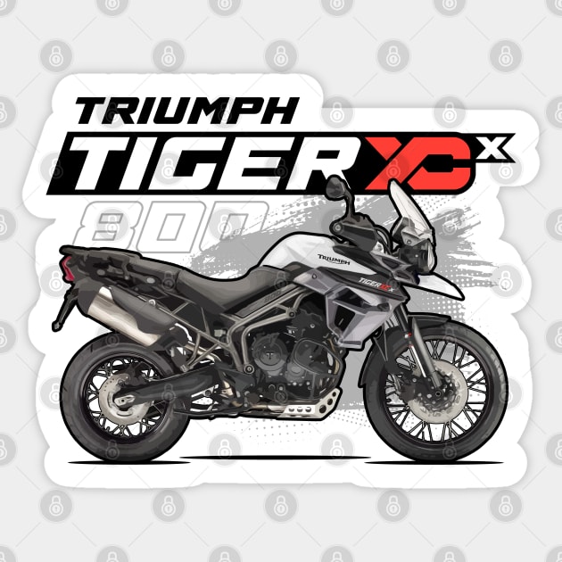 Tiger 800 XCx White